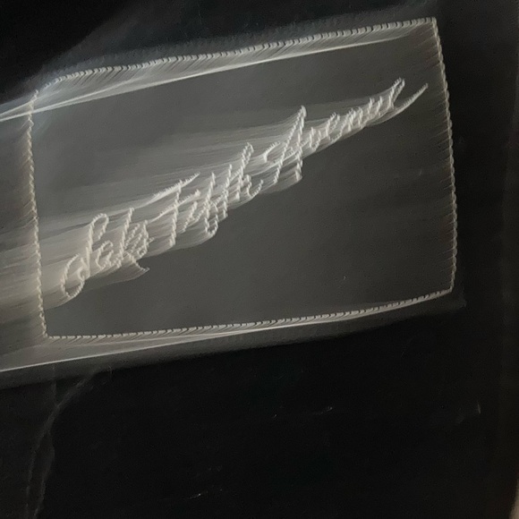 Vintage Black Velvet Saks Fifth Avenue Union Label Hooded Full Length Pea Coat M - Picture 8 of 10